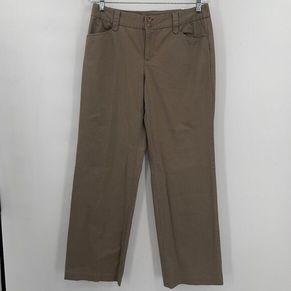 Eddie Bauer Women's  Blakely Fit Chino Pant 8 NWT - Picture 1 of 11